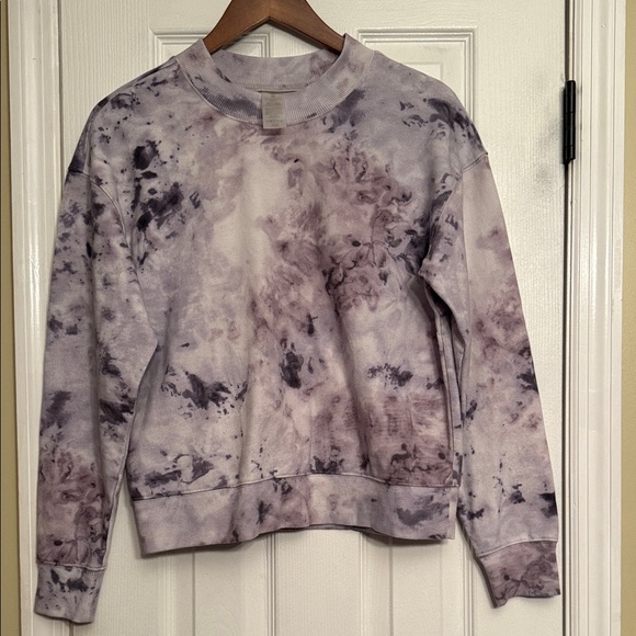Gaiam Purple Tie-Dye Sweatshirt medium $69 Anthropologie - Picture 1 of 5